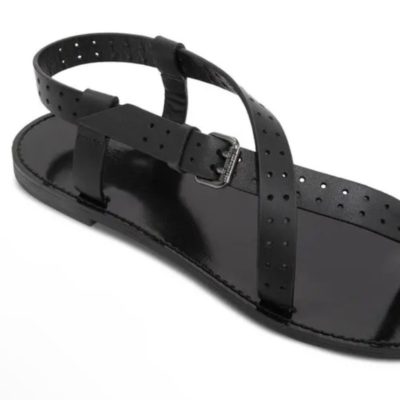 The Kooples Perforated thong Sandals size 40 or a US 9. New with box and dustbag - Picture 5 of 11
